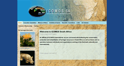 Desktop Screenshot of icomos-sa.org